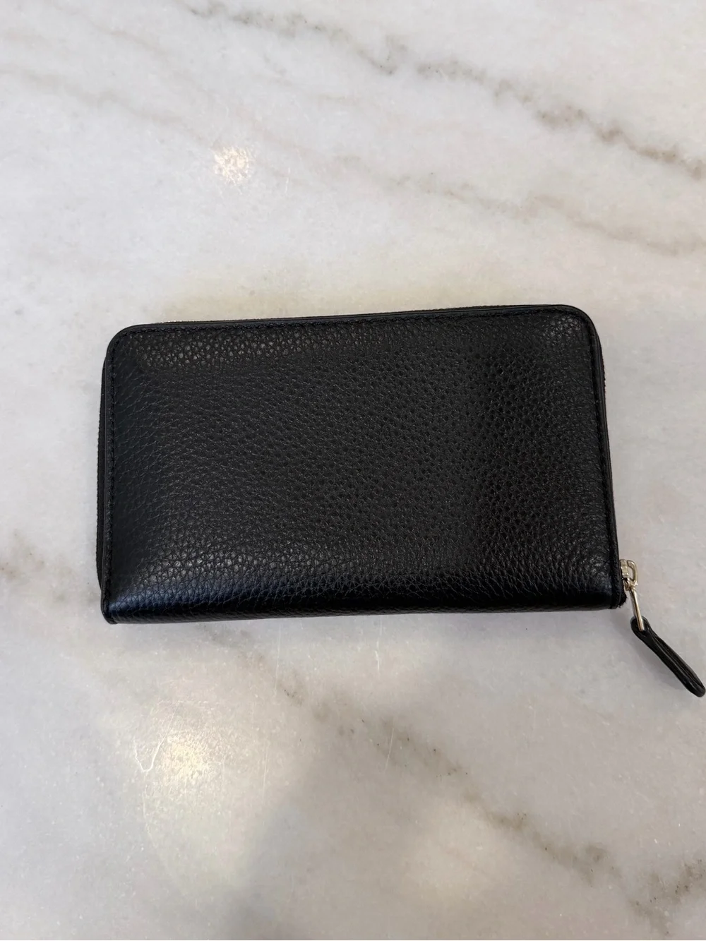 Black Coach Medium Zip ID Wallet